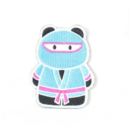 Epik Panda Ninja Patch - Teal / Pink