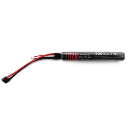 Titan Power VERSION 7.0 7.4v 3000mAh Li-Ion Stick Battery - Deans Connection