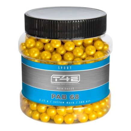 Umarex PAB68 Sport Paintballs 0.68Cal - Yellow - 500no