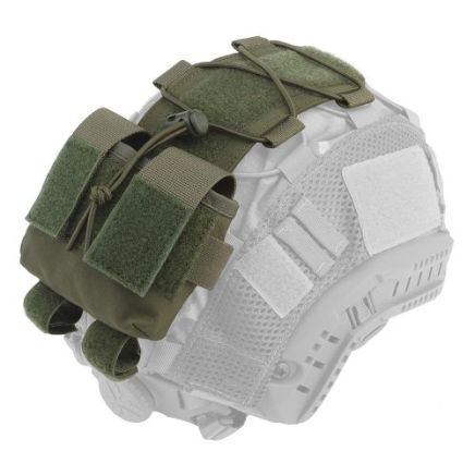 Nuprol Hook & Loop Helmet Pouch - Green