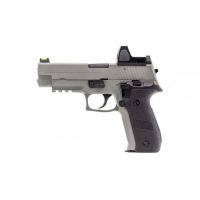 Nuprol Raven R226 GBB Pistol - Grey with Red Dot Sight